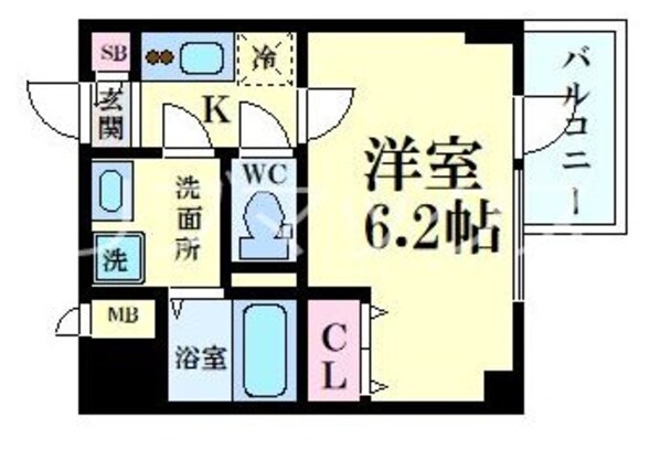 S-RESIDENCE新大阪Rishの物件間取画像